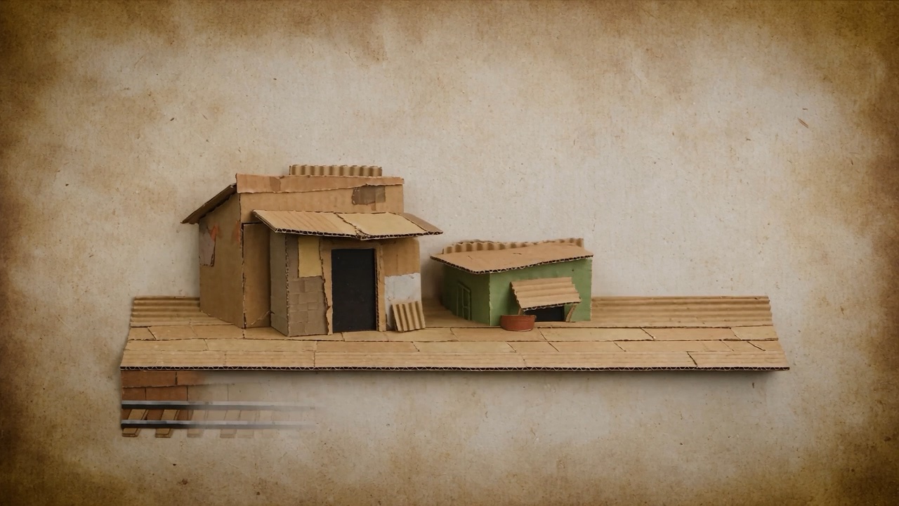 Papercraft Diorama Animation